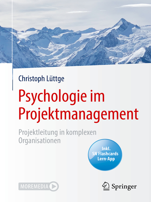 Title details for Psychologie im Projektmanagement by Christoph Lüttge - Available